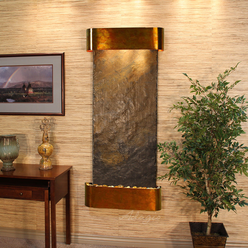 Adagio Inspiration Falls - Indoor Wall Fountain - Majestic Fountains