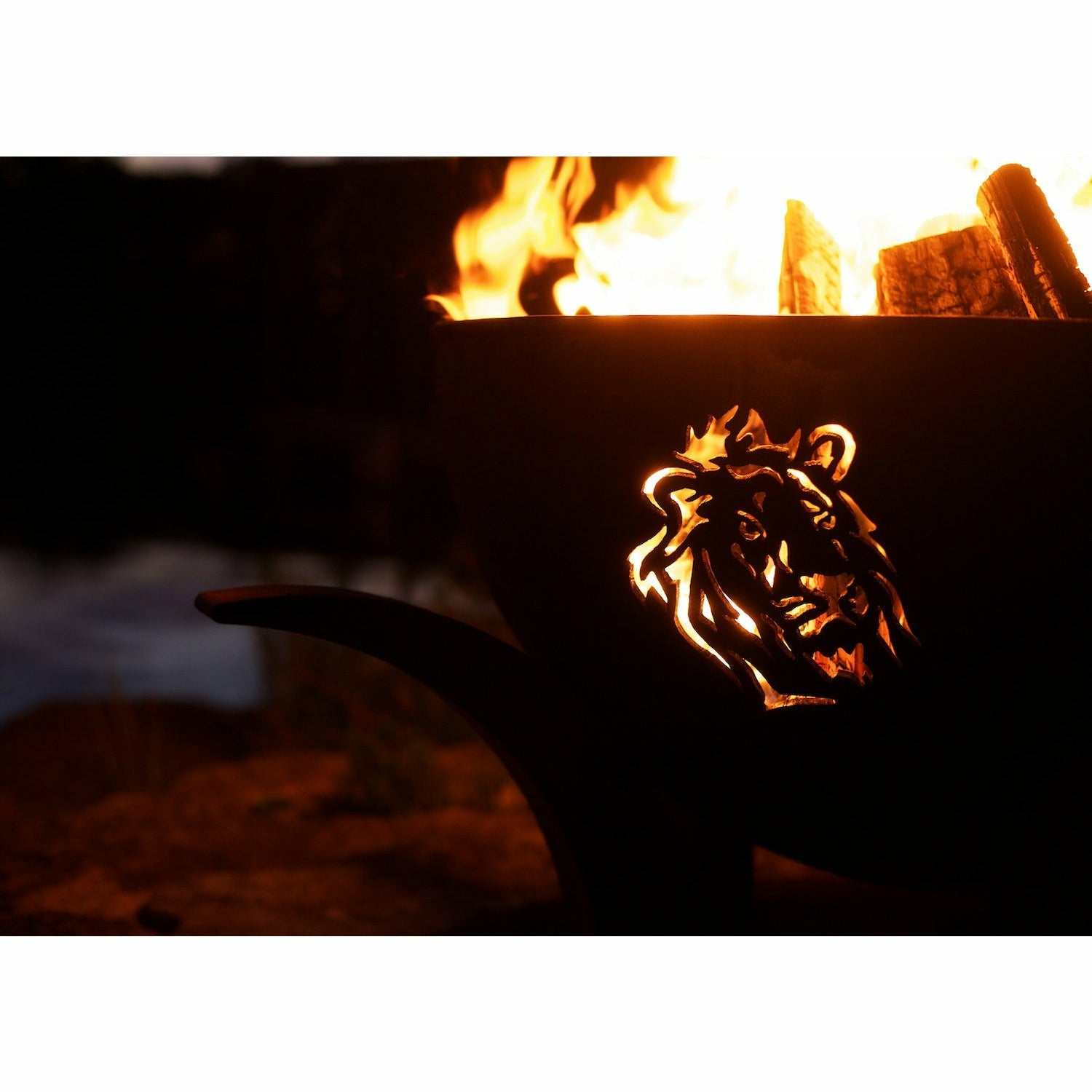 Africa's Big Five by Fire Pit Art - Majestic Fountains