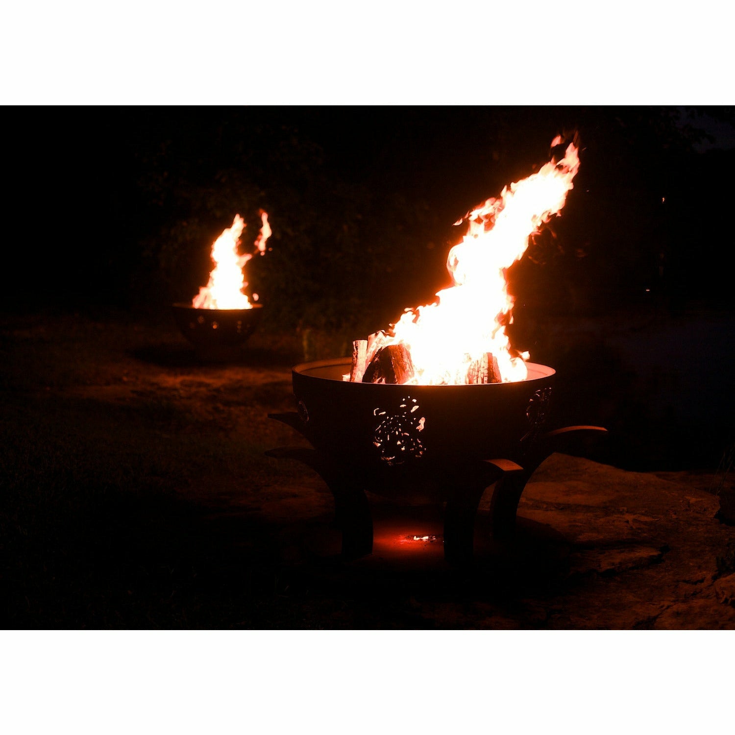 Africa's Big Five by Fire Pit Art - Majestic Fountains