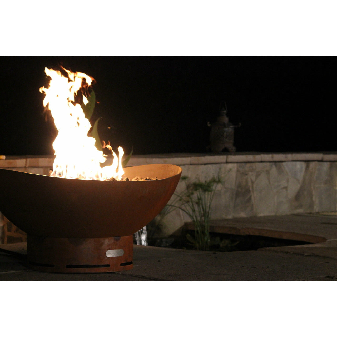 Scallop/Tidal by Fire Pit Art - Majestic Fountains