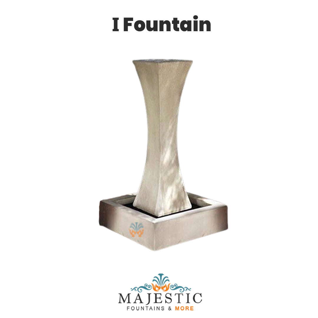 I Fountain - Outdoor Fountain - Majestic Fountains