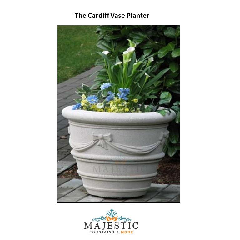 Cardiff Vase Planter in GFRC - Majestic Fountains