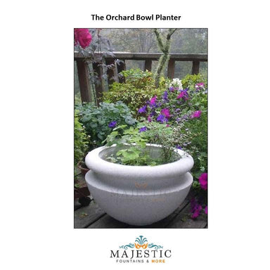 Orchard Bowl Planter in GFRC - Majestic Fountains