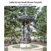 Ladies & Lion Heads Bronze Fountain - Majestic Fountains and More.