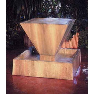 Oblique Garden Water Fountain -Large - by Gist G-OBLF & G-OBLF-BL30