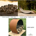 Crater / Eclipse Wood Burning and Gas Fire Pit - by Fire Pit Art - Majestic Fountains