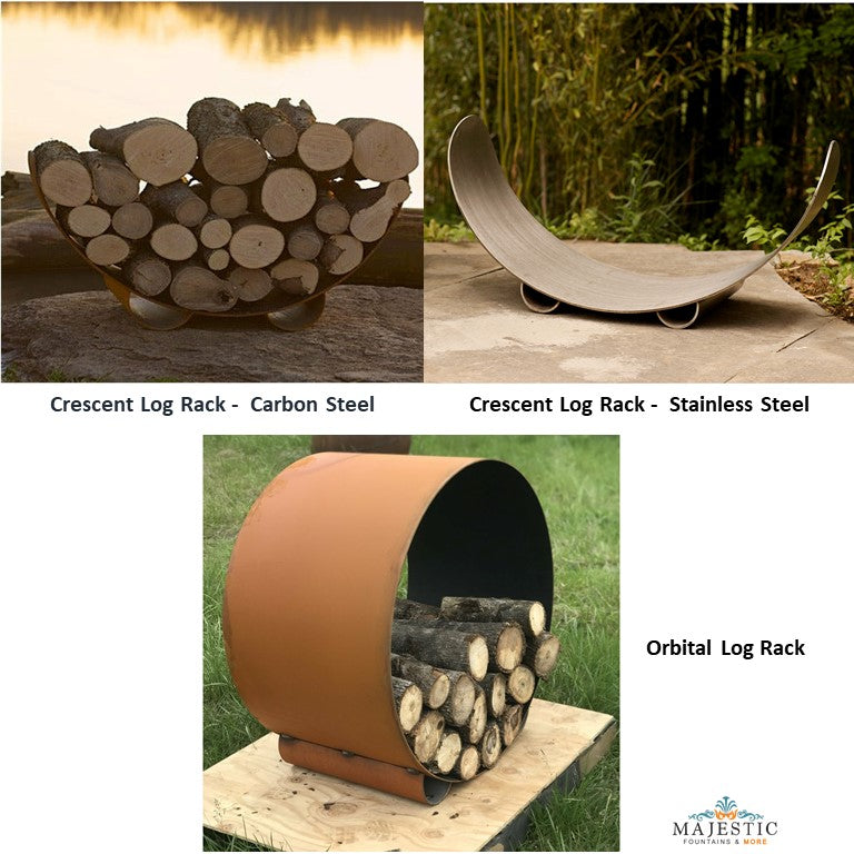 Carbon Steel Circular Firewood Rack