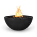 TOP Fires Luna Round Fire Pit in GFRC Concrete by The Outdoor Plus - Majestic Fountains