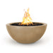 TOP Fires Luna Round Fire Pit in GFRC Concrete by The Outdoor Plus - Majestic Fountains