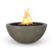 TOP Fires Luna Round Fire Pit in GFRC Concrete by The Outdoor Plus - Majestic Fountains