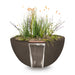 TOP Fires Luna Planter & Water Bowl in GFRC Concrete by The Outdoor Plus - Majestic Fountains