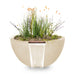 TOP Fires Luna Planter & Water Bowl in GFRC Concrete by The Outdoor Plus - Majestic Fountains