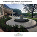 The Majestic Kelly Bowl with 6ft Wide Pool Fire and Water feature - Outdoor Fire Fountain - Majestic Fountains