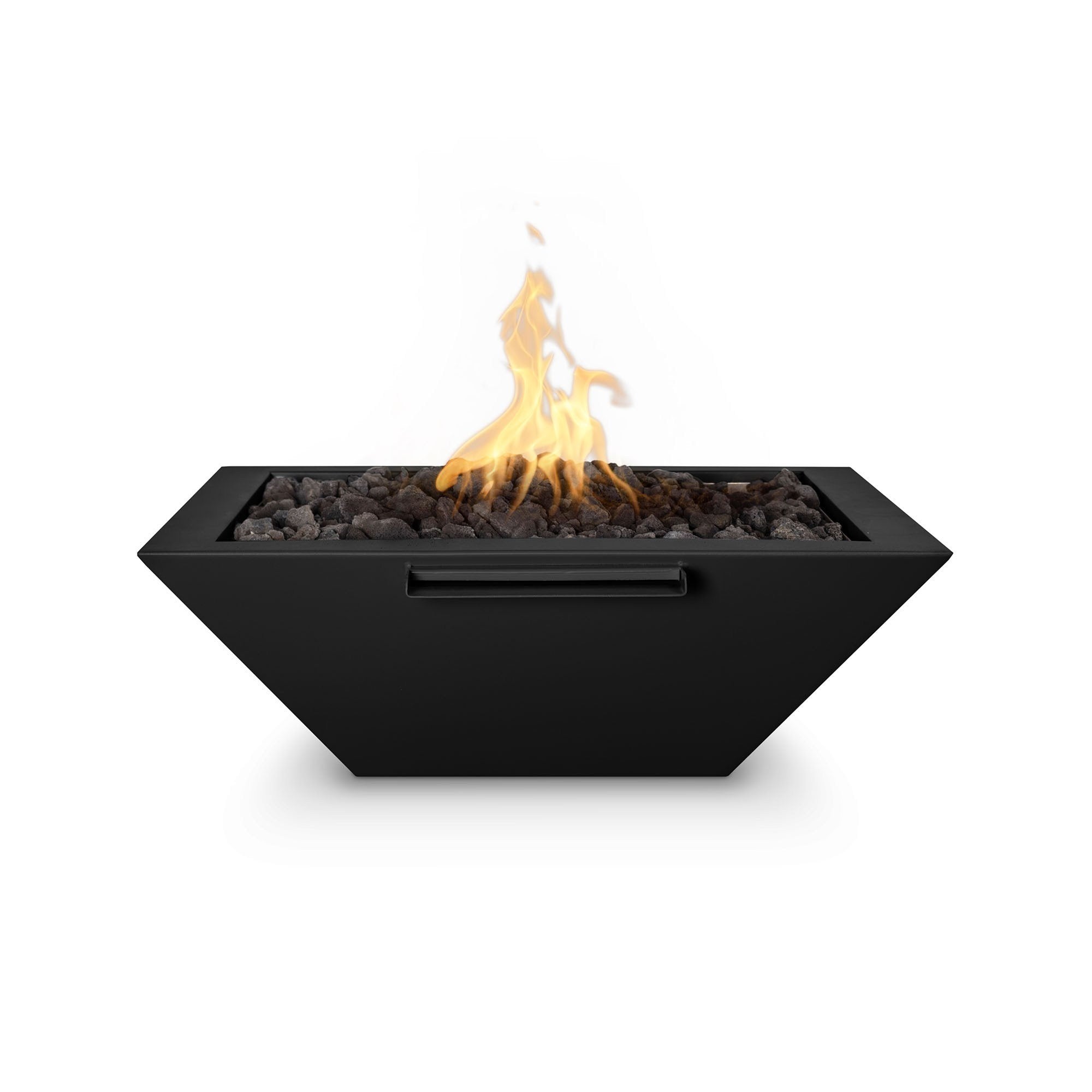 TOP Fires Maya Fire & Water Bowl in Powder Coated Steel by The Outdoor Plus - Majestic Fountains