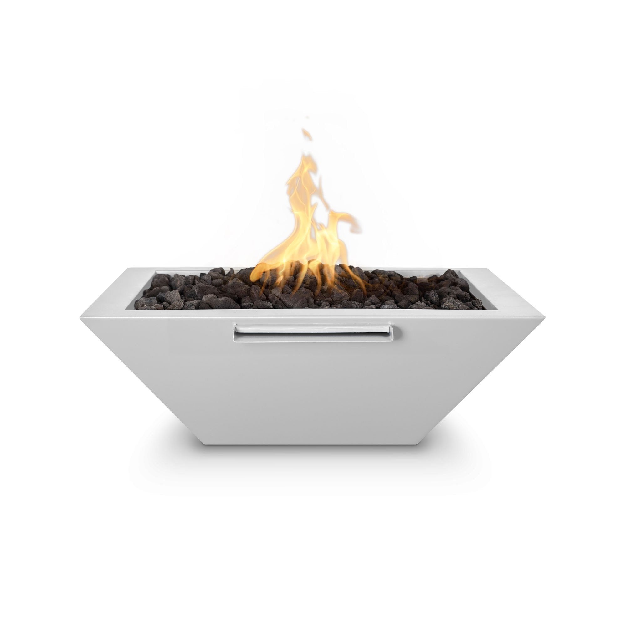 TOP Fires Maya Fire & Water Bowl in Powder Coated Steel by The Outdoor Plus - Majestic Fountains