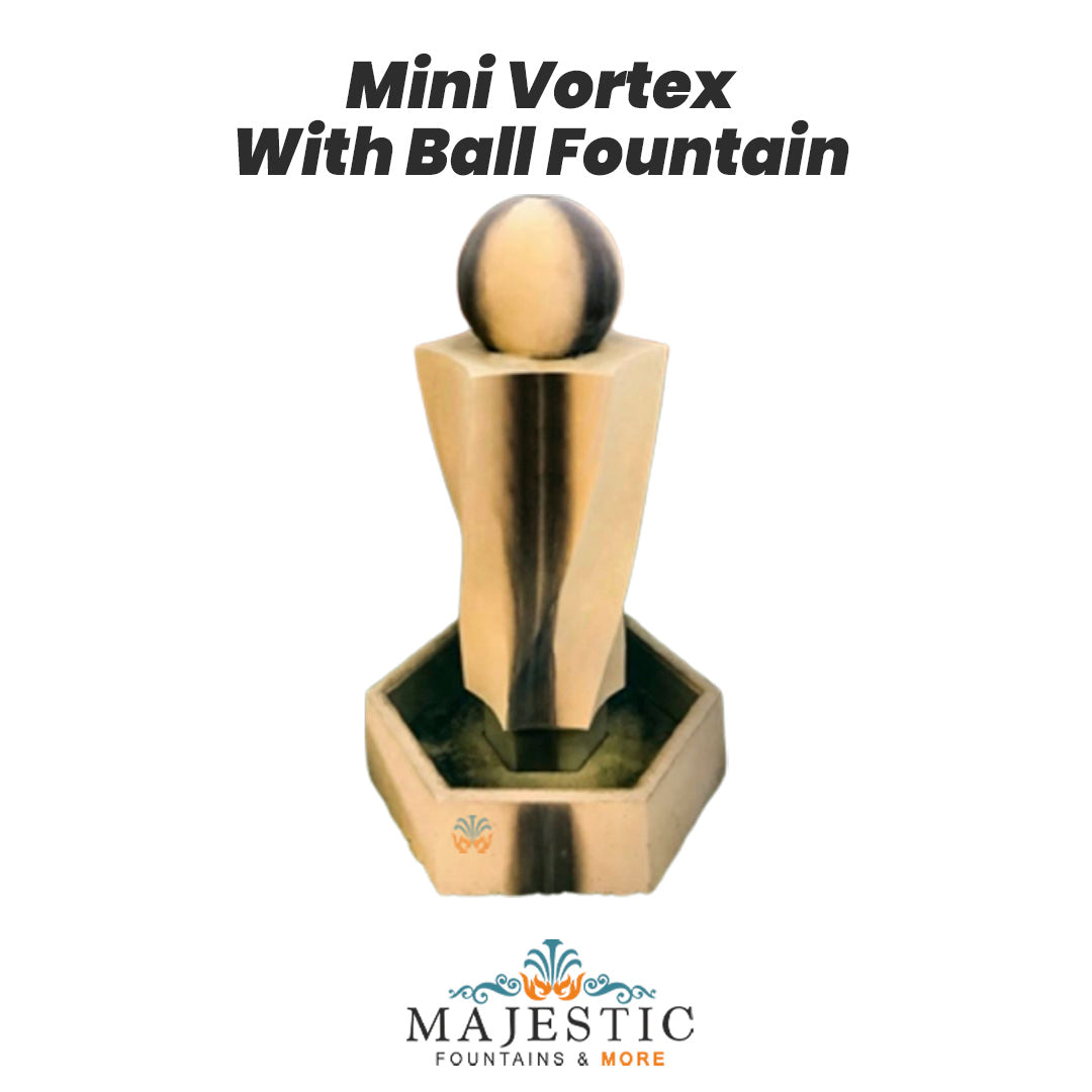 Mini Vortex w Ball - Majestic Fountains and More