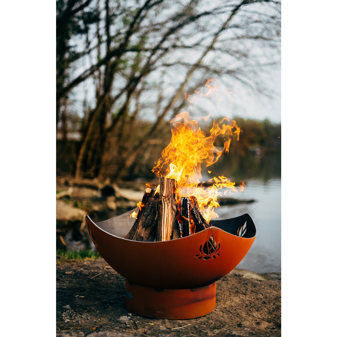 Namaste by Fire Pit Art - Majestic Fountains