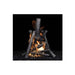 TOP Fires 24" High Steel Fire Pits Logs Ornament - by The Outdoor Plus - Majestic Fountains