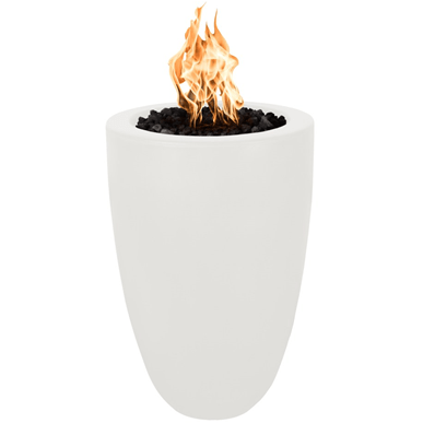 TOP Fires Castillo Fire Pillar in GFRC Concrete by The Outdoor Plus - Majestic Fountains