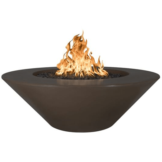 TOP Fires Cazo Round Fire Pit in GFRC Concrete by The Outdoor Plus - Majestic Fountains