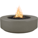 TOP Fires Florence Round Fire Pit in GFRC Concrete by The Outdoor Plus - Majestic Fountains