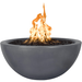 TOP Fires Luna Round Fire Bowl in GFRC Concrete by The Outdoor Plus - Majestic Fountains