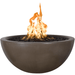 TOP Fires Luna Round Fire Bowl in GFRC Concrete by The Outdoor Plus - Majestic Fountains