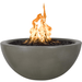 TOP Fires Luna Round Fire Bowl in GFRC Concrete by The Outdoor Plus - Majestic Fountains