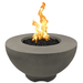 TOP Fires Sienna Round Fire Pit in GFRC Concrete by The Outdoor Plus - Majestic Fountains