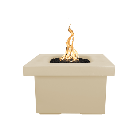 TOP Fires Ramona Square Fire Table in  GFRC Concrete by The Outdoor Plus - Majestic Fountains