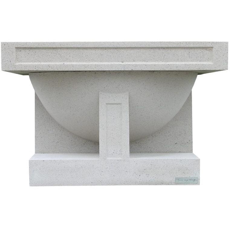 Frank Lloyd Wright - Oak Park Studio Vase Planter - Majestic Fountains