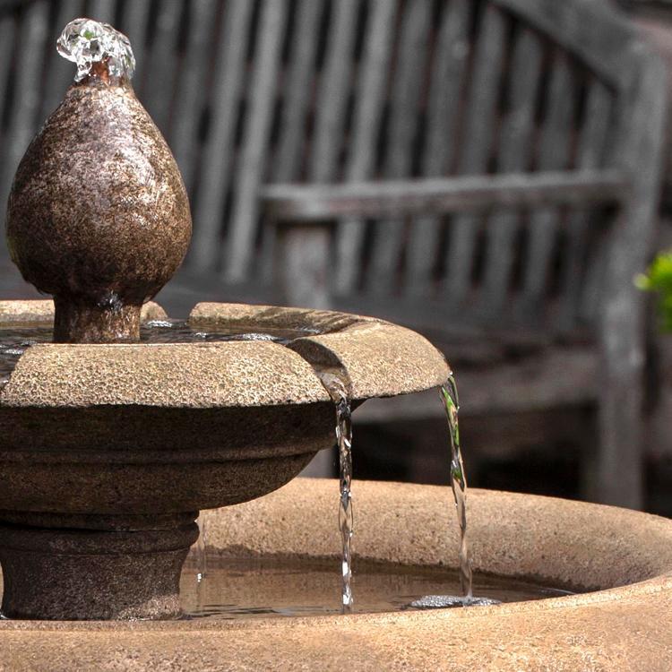 Palos Verdes Fountain in Cast Stone by Campania International FT-303 - Majestic Fountains