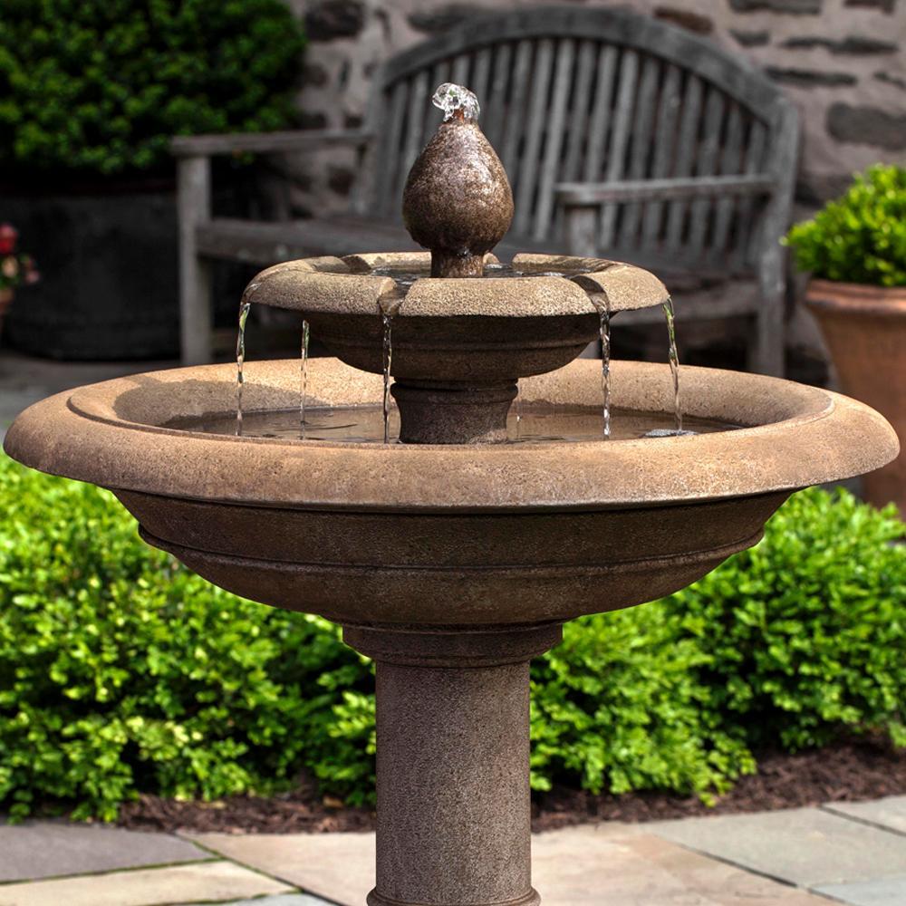 Palos Verdes Fountain in Cast Stone by Campania International FT-303 - Majestic Fountains