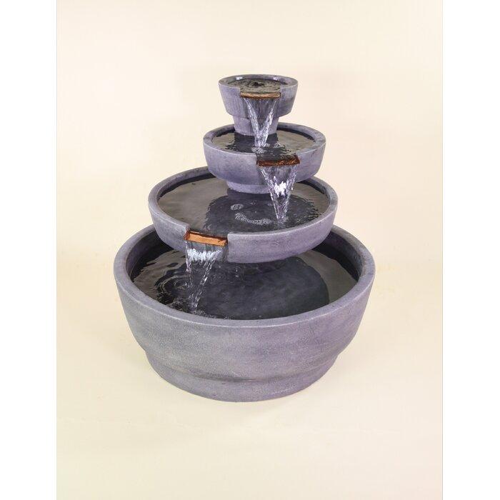 Piatti Concrete Outdoor Garden Fountain - Majestic Fountains