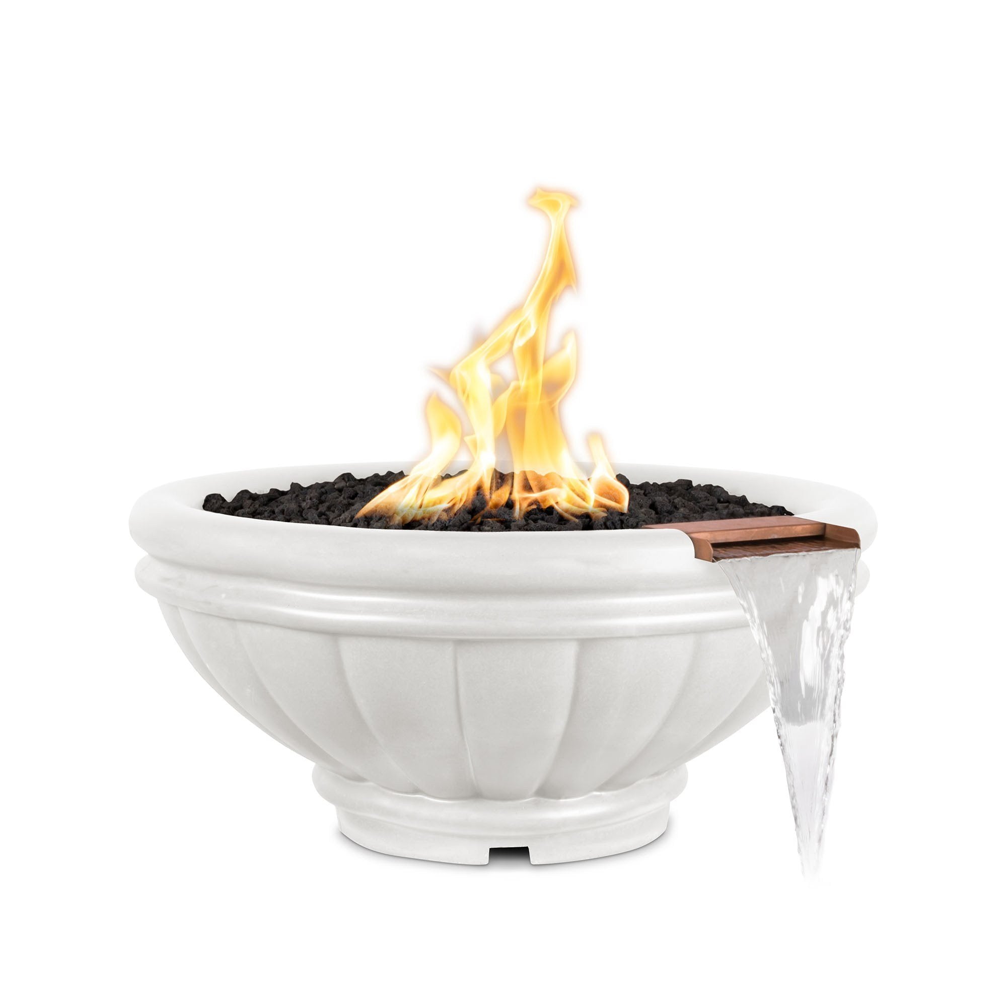 Roma Fire & Water Bowl in Concrete