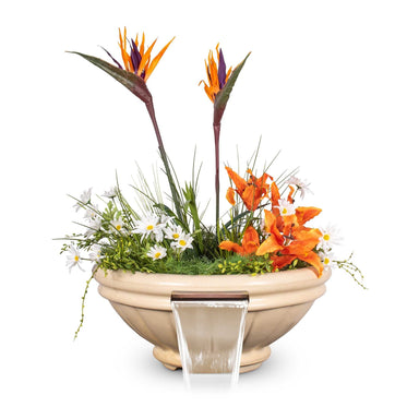 TOP Fires Roma Planter & Water Bowl in GFRC Concrete by The Outdoor Plus - Majestic Fountains