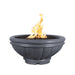 TOP Fires Roma Round Fire Bowl in GFRC Concrete by The Outdoor Plus - Majestic Fountains