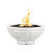 TOP Fires Roma Round Fire Bowl in GFRC Concrete by The Outdoor Plus - Majestic Fountains