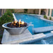 Essex Extended Lip Fire & Water Bowl Artisan Series by Grand Effects - Majestic Fountains