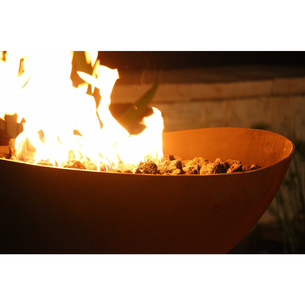 Scallop/Tidal by Fire Pit Art - Majestic Fountains