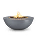 TOP Fires Sedona Wide Legde Round Fire Pit in GFRC Concrete by The Outdoor Plus - Majestic Fountains