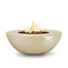 TOP Fires Sedona Wide Legde Round Fire Pit in GFRC Concrete by The Outdoor Plus - Majestic Fountains