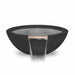 TOP Fires Sedona Wood Grain Water Bowl in GFRC Concrete by The Outdoor Plus - Majestic Fountains