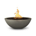 TOP Fires Sedona Round Fire Bowl in GFRC Concrete by The Outdoor Plus - Majestic Fountains