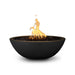 TOP Fires Sedona Round Fire Bowl in GFRC Concrete by The Outdoor Plus - Majestic Fountains