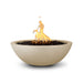 TOP Fires Sedona Round Fire Bowl in GFRC Concrete by The Outdoor Plus - Majestic Fountains