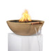 TOP Fires Sedona Fire & Water Bowl in GFRC Concrete The Outdoor Plus - Majestic Fountains