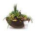 TOP Fires Sedona Planter & Water Bowl in GFRC Concrete by The Outdoor Plus - Majestic Fountains