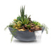 TOP Fires Sedona Planter & Water Bowl in GFRC Concrete by The Outdoor Plus - Majestic Fountains