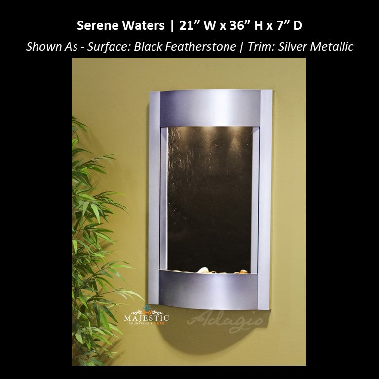 Adagio Serene Waters 36"H x 21"W - Indoor Wall Fountain - Majestic Fountains